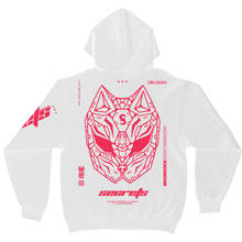 Load image into Gallery viewer, KITSUNE WHITE HOODIE